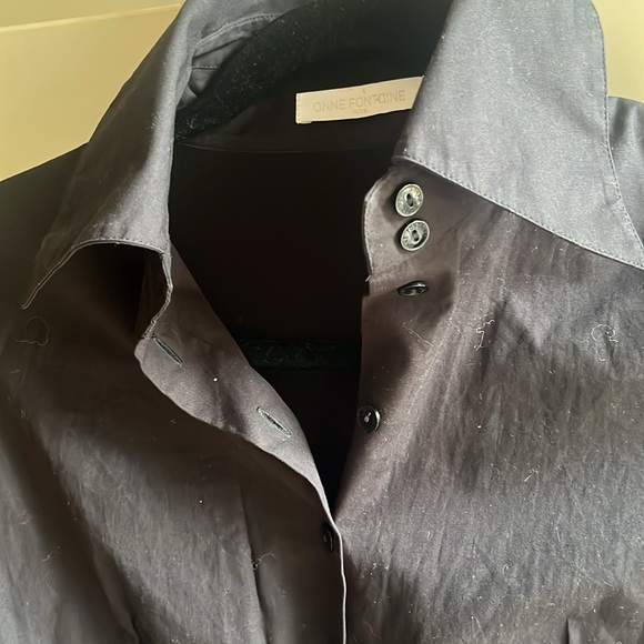 Anne Fontaine Paris Black Shirt - Picture 4 of 7